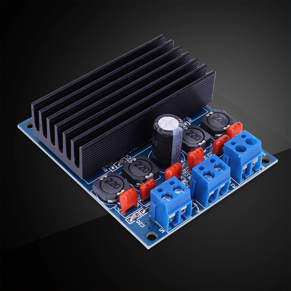 TDA7492 디지털 앰프 보드 고출력 2x50W 오디오 수신기 앰프 보드 모듈 부품 DC12-24V 음악 앰프 모듈