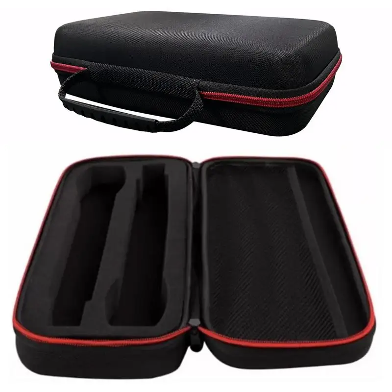 Portable EVA Wireless Microphone Storage Bag Carrying Case Compatible with Wireless Two Microphone System for Trip Camping microphone storage bag