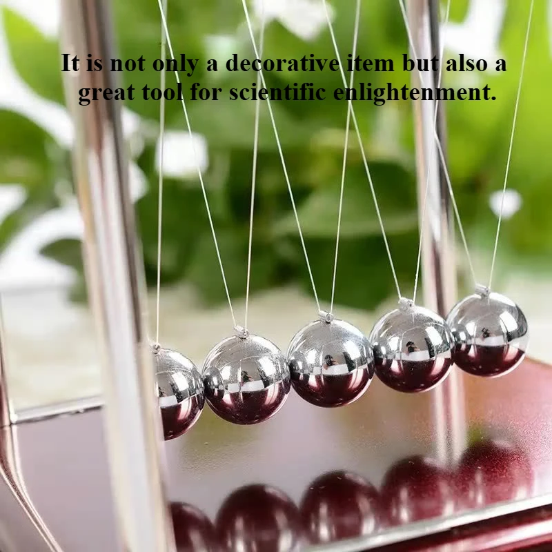 Christmas plastic Newton's bump balls stress-relief pendulum floats toys office decor creative gifts