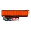 2 Axles RC Metal Trailer 1/14 RC Hydraulic Dump Trailers with Electric Legs for TAMIYAYA RC Tractor Truck Car Dumper Model Toys 4