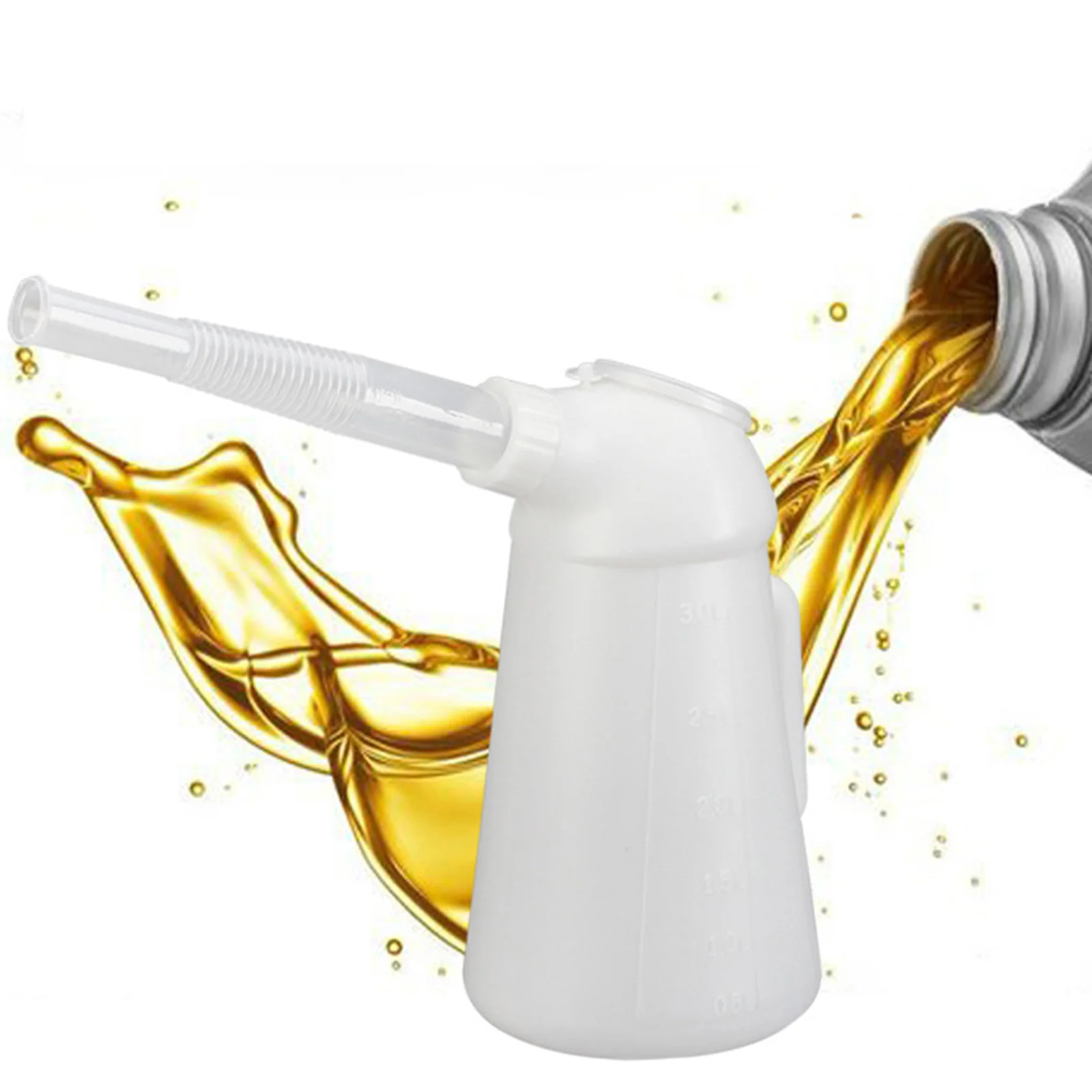1.2L/2/3/4/5L Oil Jug with Spout Oil Dispensing Bottles Measuring Container Jug Tools Leakageproof Engine Dispenser oil measuring jug