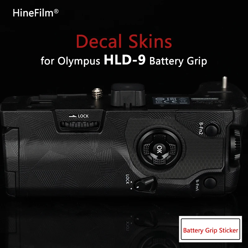 Olympus Battery Grip Protector Sticker Premium Skin Decal Wrap Film Apto para Olympus E-m1 Mark E-m1 Mark Hld-9 Hld10