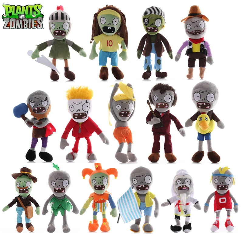 Plants VS Zombies 30cm Zombies Cosplay Plush Toys - Adorable Cartoon Game Figures