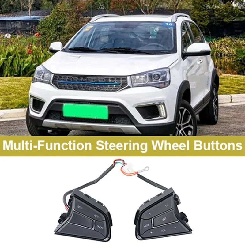 

Multi-Function Steering Wheel Buttons Cruise Volume Bluetooth Phone Buttons For Chery Tiggo 2/3X Arrizo 5 Replacement