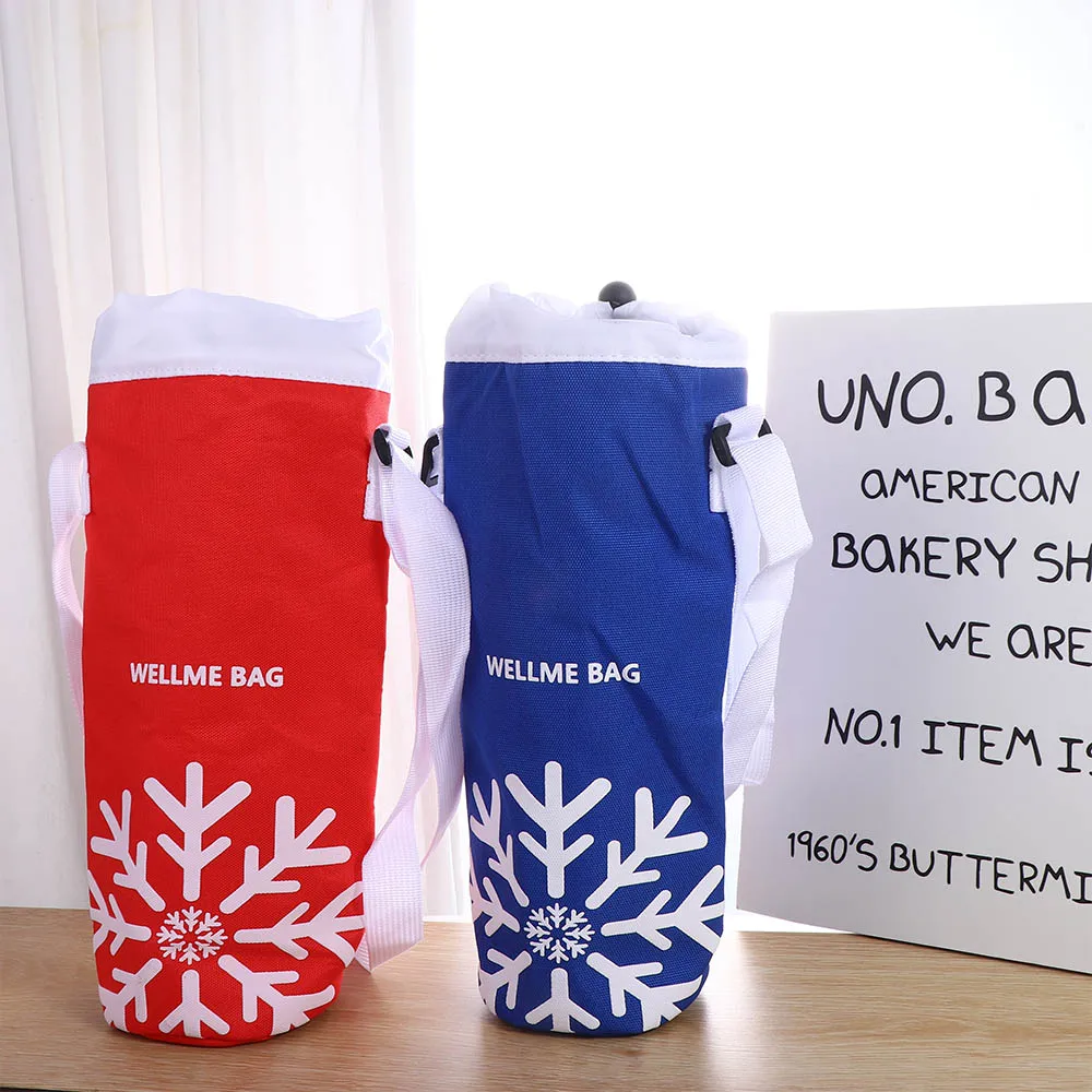 1Pc Universal Water Bottle Cooler Tote Bag High Capacity Water Bottle