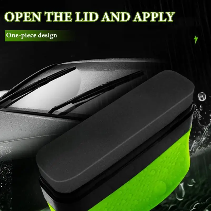 120ml Car Glass Oil Film Remover Glass Polishing Compound Windshield Cleaner Glass Polishing Clear Window Auto Detailing brush