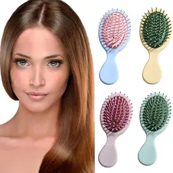 1pc Air Bag Hair Comb Mini Head Massager Acupoint Stimulation Hair Brush Hairstyling Candy Color Massage Airbag Comb