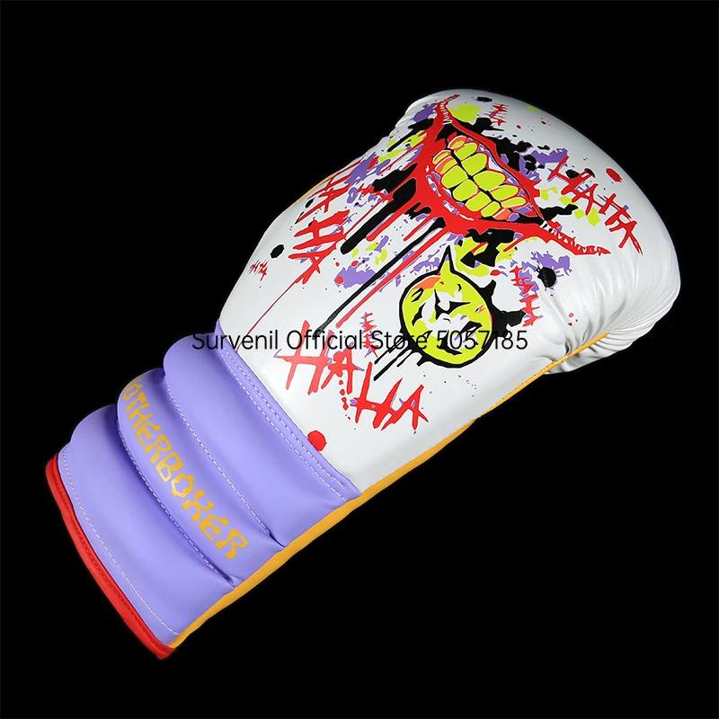 Boxing Gloves High Grade Sparring Muay Thai Glove Graffiti MMA Karate Punch Training Equipment Men Women Kids Kickboxing Gloves