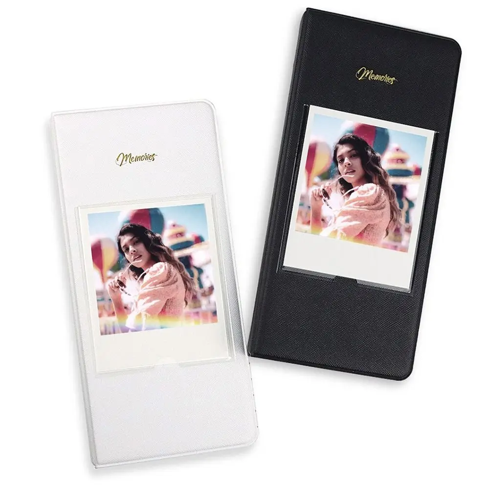 64 Tasche Album Fotografico Con Fotocamera Istantanea Libro Della Collezione Di Timbri Per Biglietti Del Film Per Polaroid 600/Fujifilm Instax W210/W3