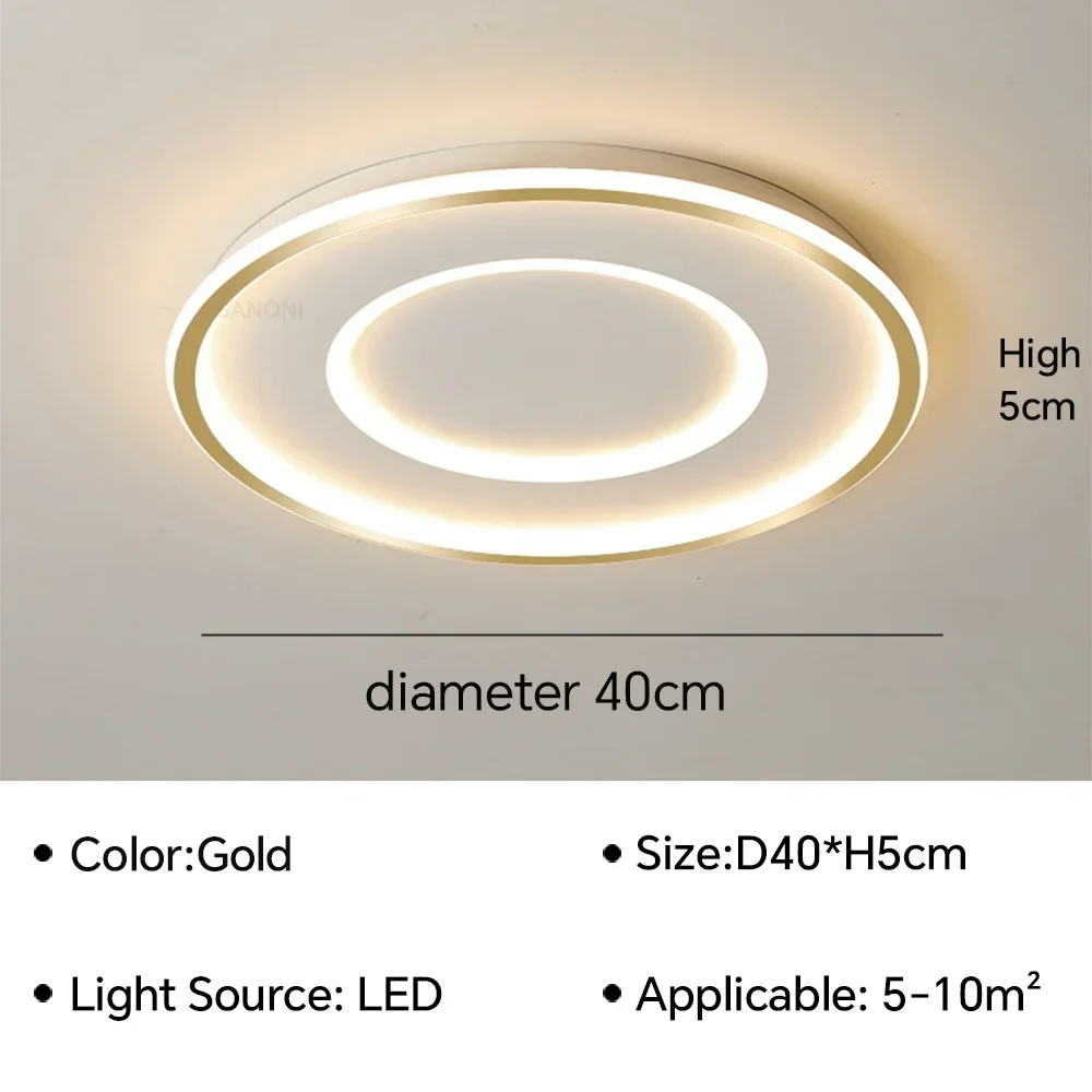 Circular Gold D40CM