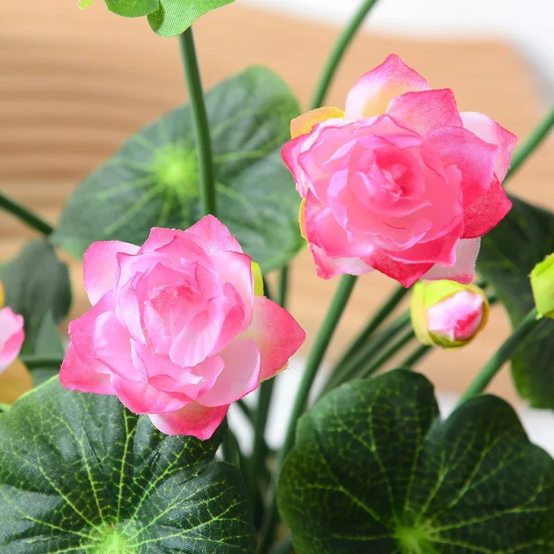Elegant Artificial Lotus Water Lily Decoration for Home and Hotel Interiors