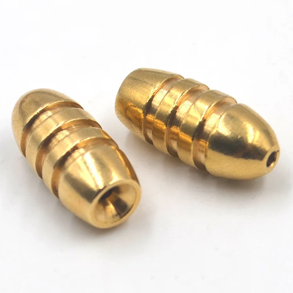 MNFT 30Pcs BRASS BULLET SINKERS Drop Shot Weights Fishing Sinkers Weight Sinkers 1.8g 3.5g 5g 7g 10g Fishing accessories Fishing tackle Fishing counterweight sinker