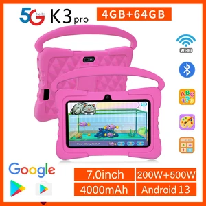 BDF 7 Inch k3 pro Android13 Tablet 5G WIFI VERSION 4GB RAM 64GB ROM Kids Learning Education Google Store Tablets