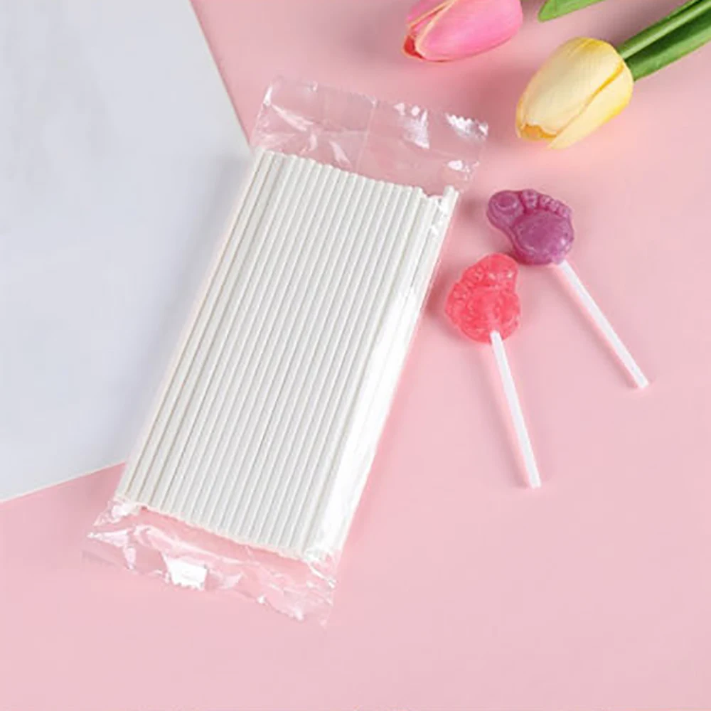 50/100PCS 8/10/15cm Eco-friendly Lollipop Sticks for Cake Pops Non-Toxic  Sucker Sticks for Chocolate Sugar Candy Lollipop Mold - AliExpress