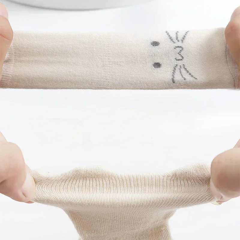 Cartoon Infant Baby First Walker Sock for Boy Girl Cartoon Animal Non-slip Floor Sock for Toddler Spring Autumn Soft Cotton Sock