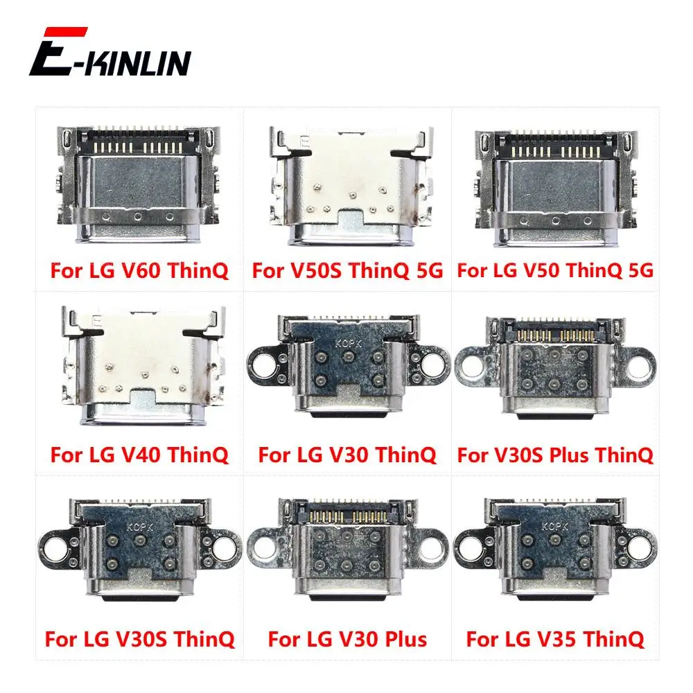 

Type-C Micro USB Jack Connector Socket Charging Port Plug Dock For LG V30 V35 V30S Plus V40 V50 V50s V60 ThinQ 5G