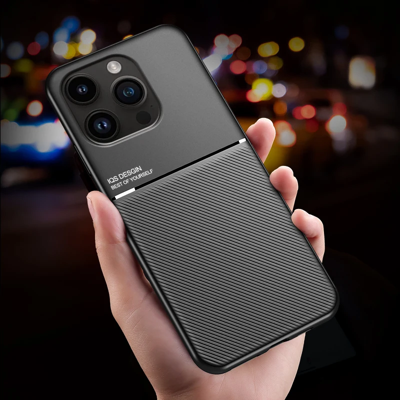 Étui magnétique léger et mince pour iPhone 14 13 12 11 Pro Max Mini XR XS Max 8 7 Plus SE 2020 13Pro accessoires de téléphone_voghion.com