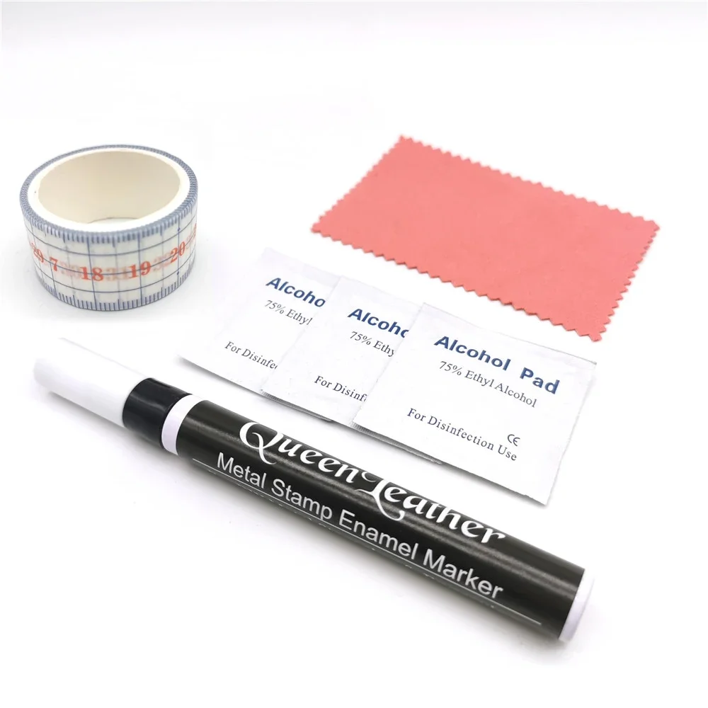 Stamp Enamel Marker Metal Stamping Engraving DIY Jewelry Acrylic Ink Pen Highlight Silver Aluminum Colored 4 Clors