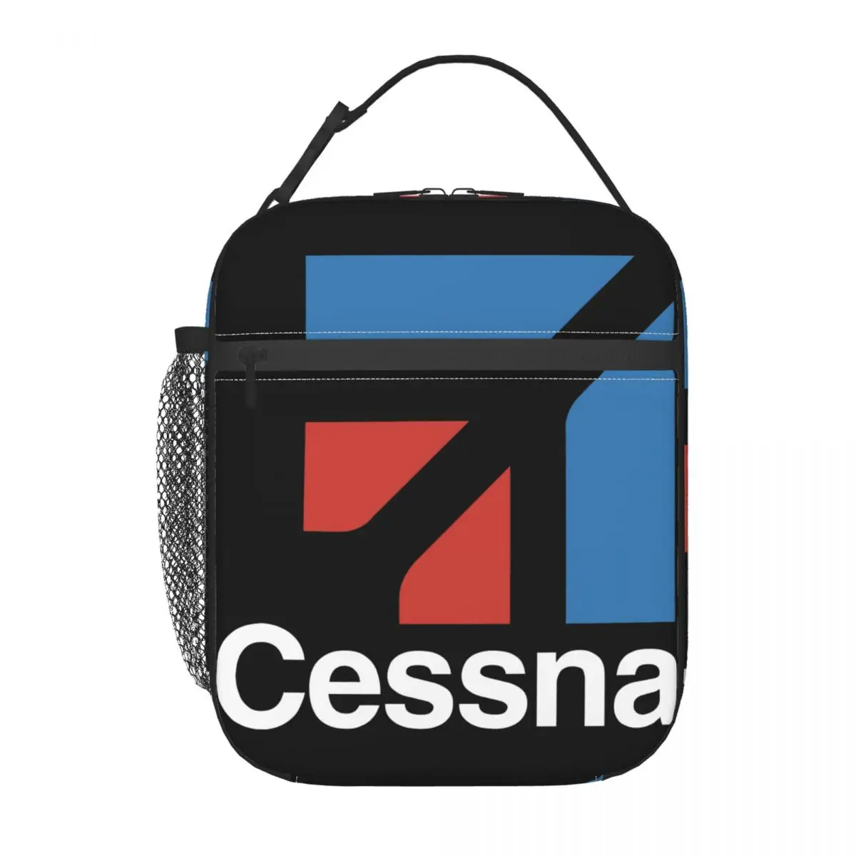 

Cessna Logo Insulated Lunch Bag Tote Food Handbag
