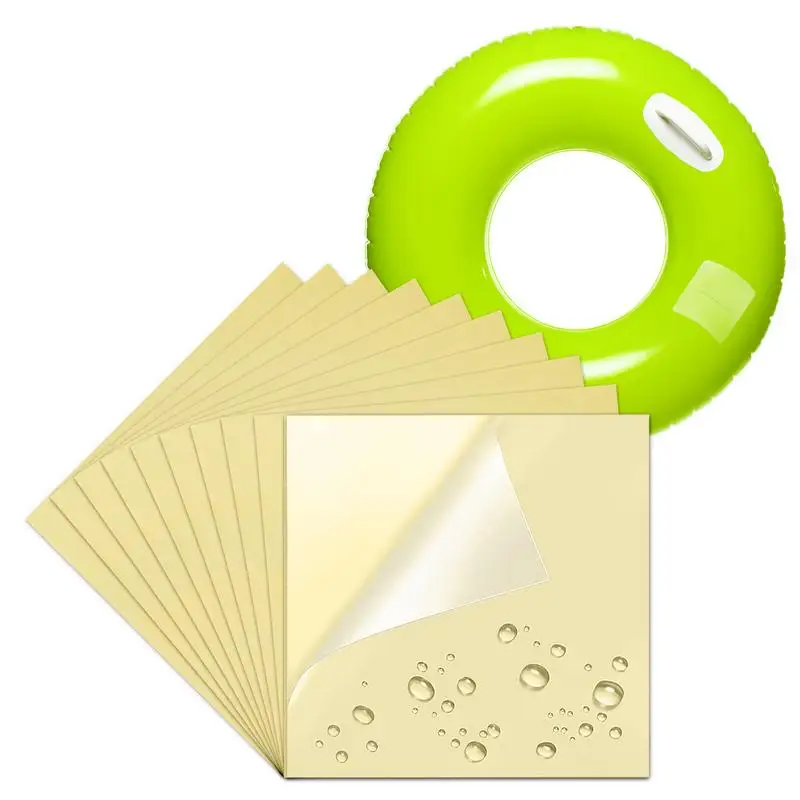 PVC Patch Kit For Inflatables Waterproof Air Mattress Patch Waterproof PVC Repair Hole Sticker Tape For Tent Yoga Ball