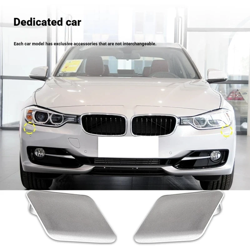 수입 BMW 3 시리즈 헤드라이트 워셔 커버, 프론트 범퍼 헤드라이트 워터 스프레이 커버 액세서리의 12-15 모델에 적합합니다.