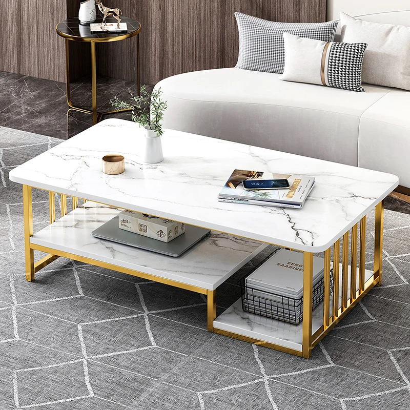 

Living Room Modern Coffee Tables Luxury Nordic Glam Square Coffee Tables Unique Minimalist Table Basse De Salon Home Furniture