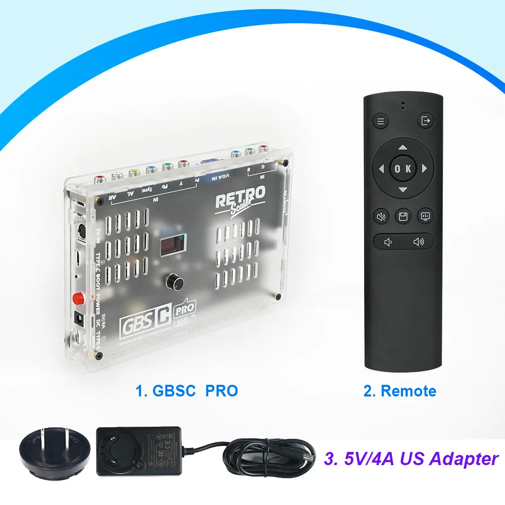 GBSC PRO コンバーター RETRO Scaler RetroScaler GBSC Pro GBS Control Scart RGBS YPbPr VGA