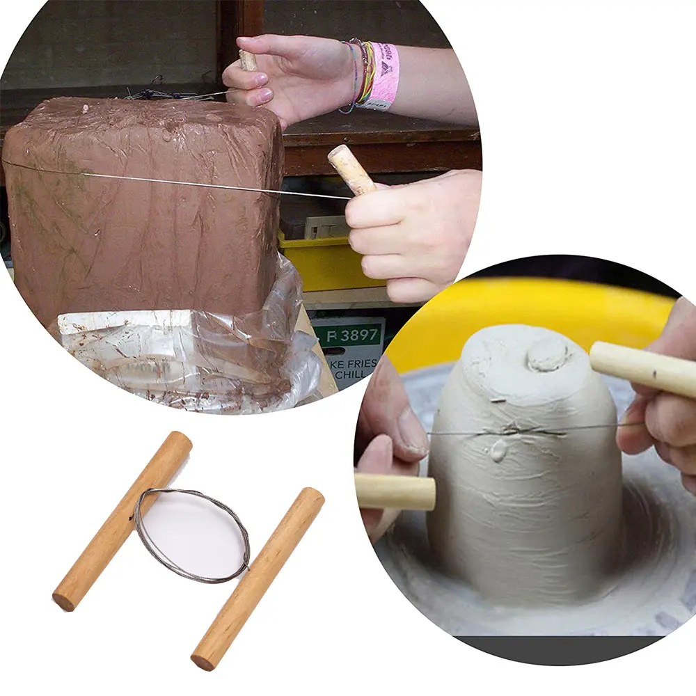 Useful Wire Clay Cutter for Clay Sculpey Plasticine Cheese Pottery Tool Ceramic Dough Super High Quality Clay Tools