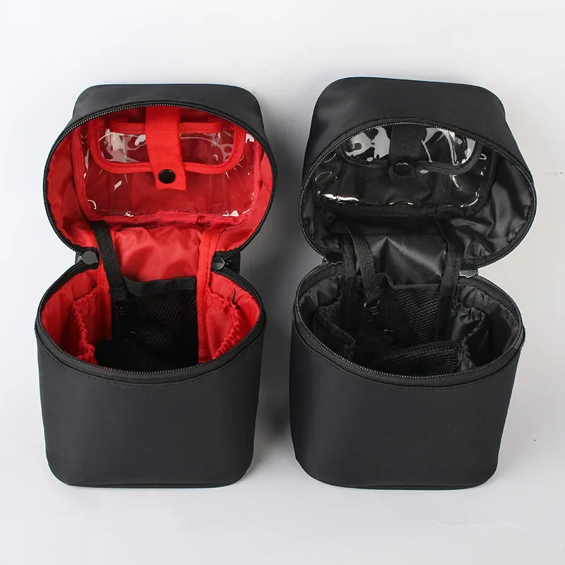 Travel Barrel Shaped Makeup Organizer Female Cosmetic Toiletry Wash Zipper Pouch Women's Trip Make Up Box Accessories Supplies 3
