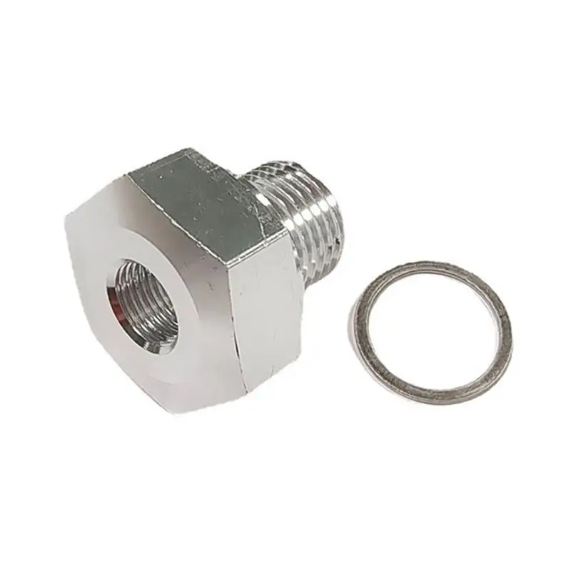 

Oil Pressure Adapter Fitting Adapt To 1/8 NPT Oil Pressure Sensor Stainless Steel Adapter Fitting Car Oil Pressure Gauge Sensor