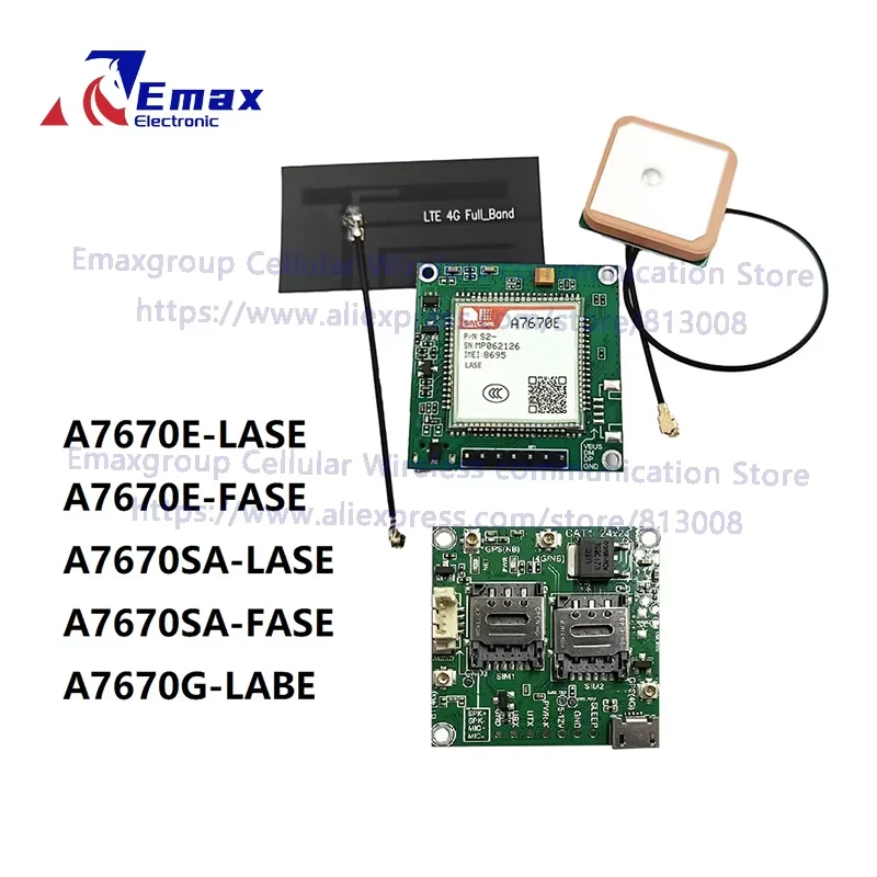 재고 있음 A7672E-LASE A7672E-FASE A7670G-LABE 음성 GNSS GPS CAT1 4G 모듈 코어 보드 SIMcom A7670E A7670G A7670SA A7672SA-FASE