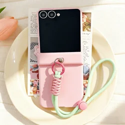 Korean Cute Candy Color Portable Rope Phone Case - Shockproof Cover for 70 or 60 or 50 (A)
