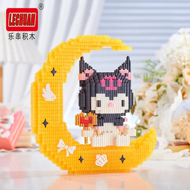 Linkgo Sanrio Building Blocks Moon Lighting Kuromi Cinnamoroll