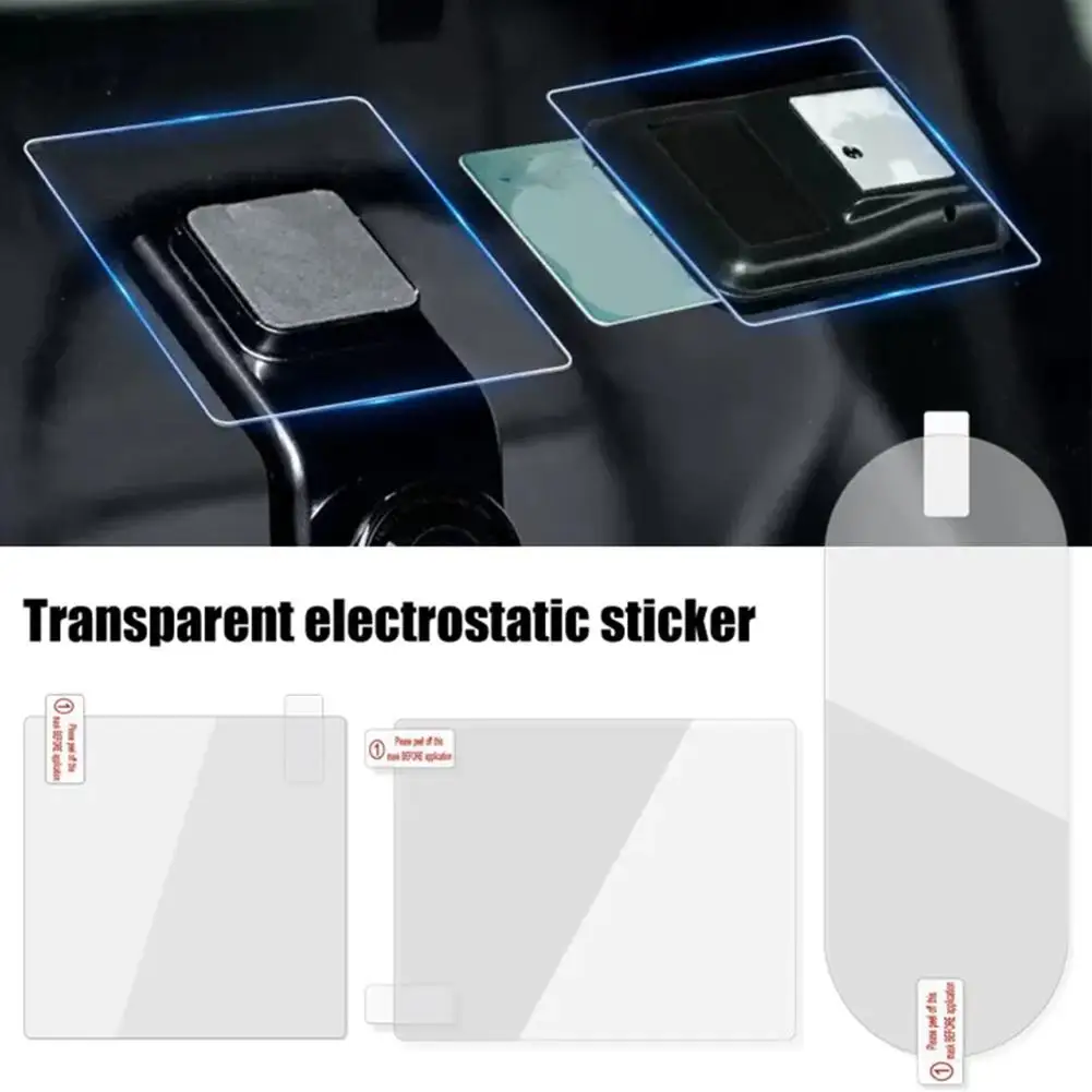 Car Glass Electrostatic Sticker Transparent Traceless Windshield Double-sided Strong Viscosity Electrostatic Sticker For Br J3K7