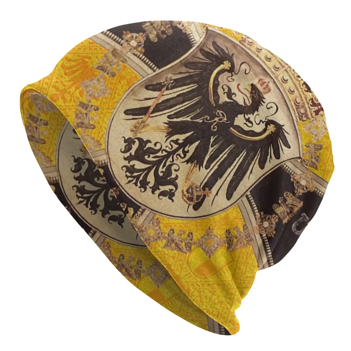 Vintage German Eagle Beanies Caps For Men Women Unisex Outdoor Winter Warm Knitting Hat Adult