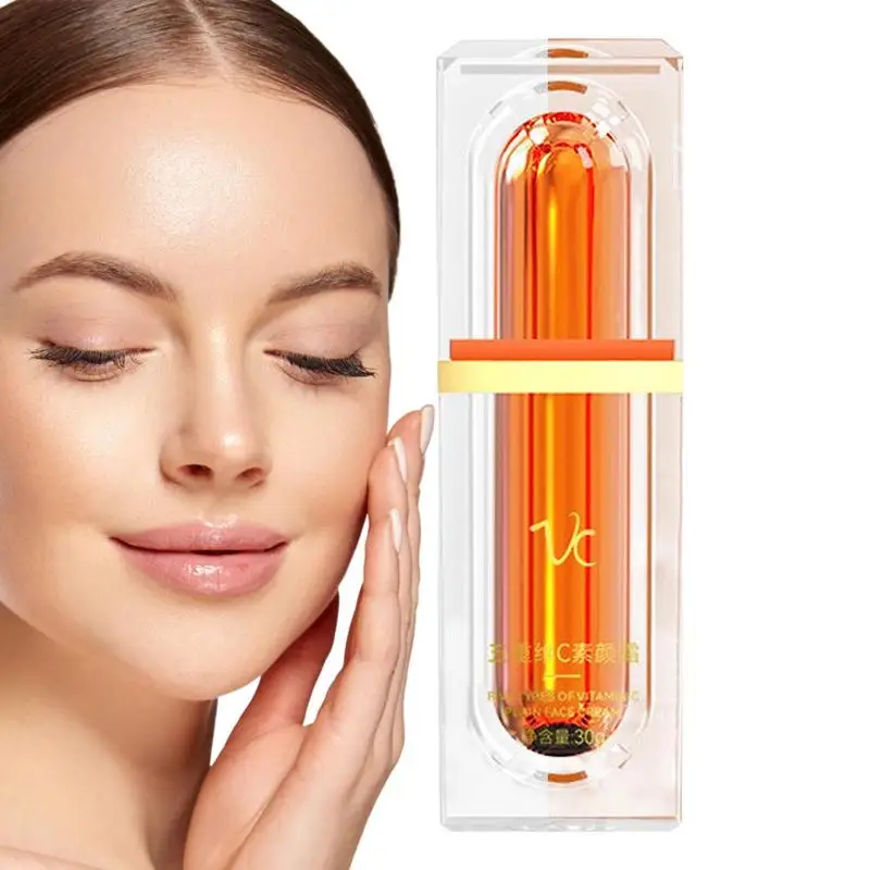 

Vitamin C Face Cream Whitening VC Five Tone Up Moisturizer Anti Aging Pimple Wrinkle Spots Remover Brightening Skin Care Essence