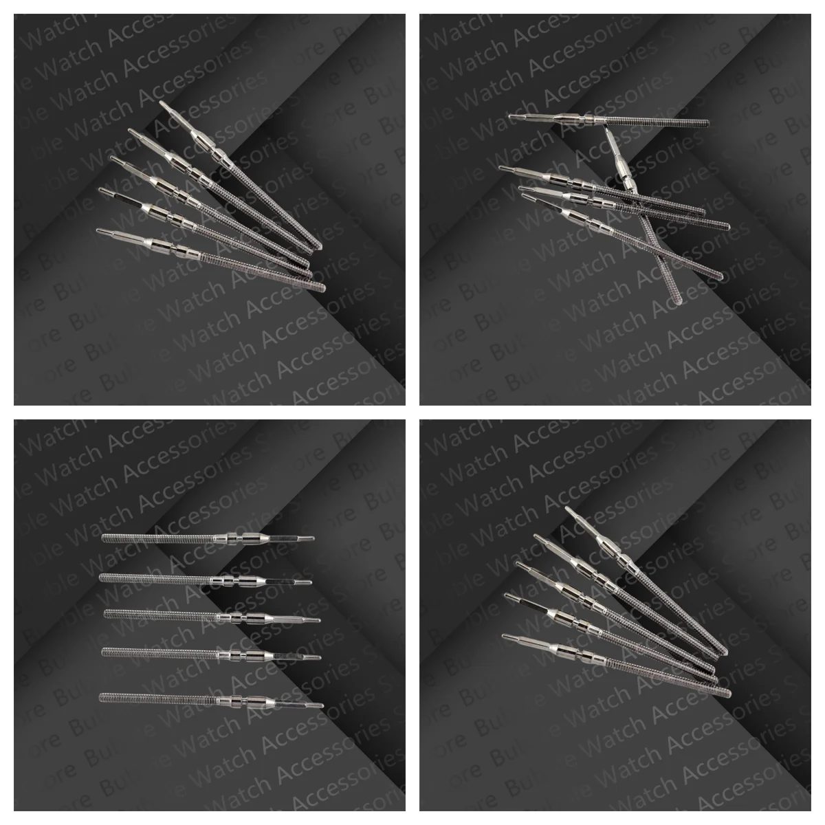 Kit Corona In Acciaio Inossidabile 2 Pezzi Miyota 8200 8205 8215 821A Stelo Di Avvolgimento Del Movimento Adatto Per Movimento Miyota 8200 8205 8215 8