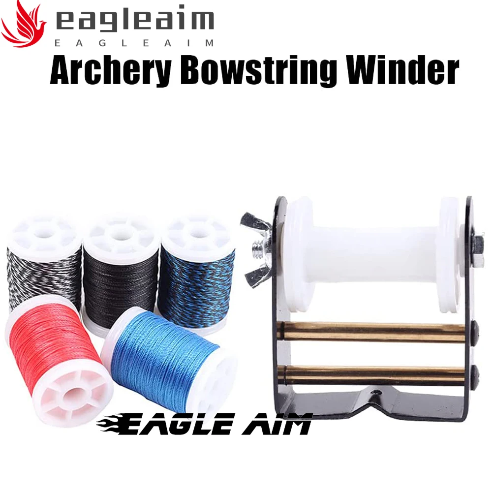 Archery Bow String Serving Thread and jig Nylon Bowstring Serving Protector for Protect and Repair for Various Bowstring