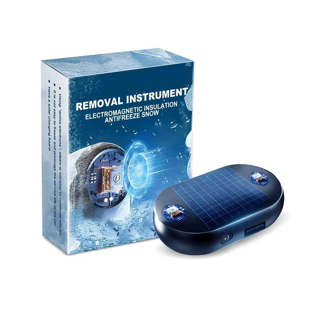 Snow Plow Antifreeze Car Electromagnetic Molecular Windshield Microwave Deicing Anti-ice Instrument Car Accessories