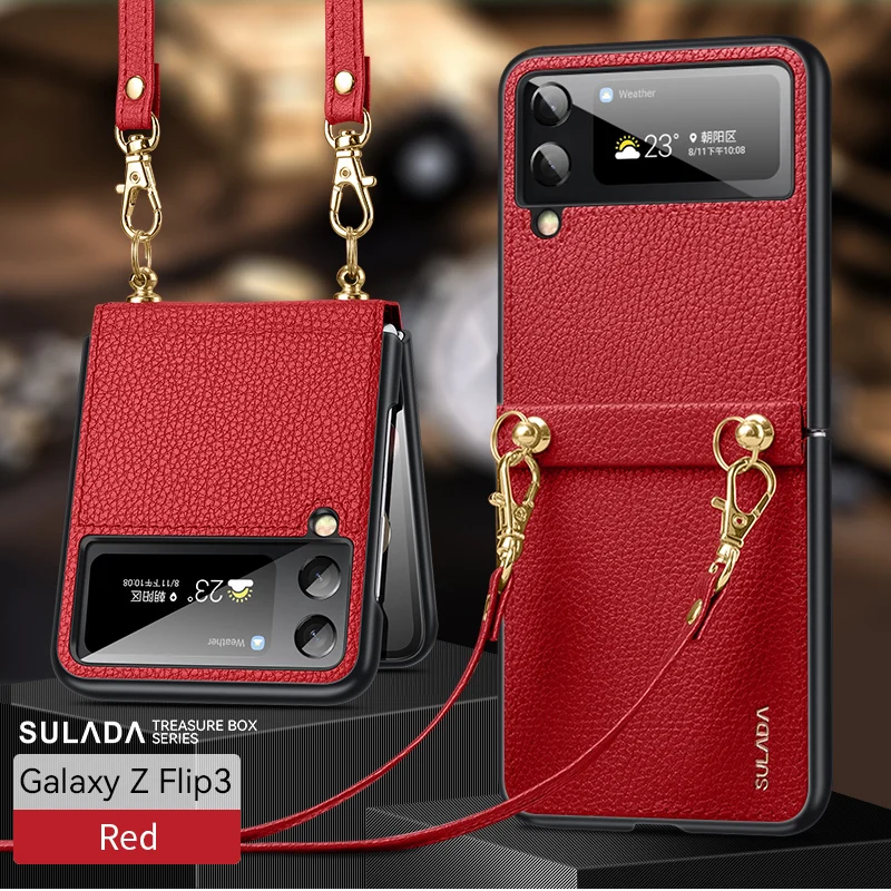 

Чехол для телефона Samsung Z Flip3, сулада Кладоискатель из поликарбоната, кожаный ремешок, Жесткий Чехол, складной чехол для samsung z flip 3, чехол