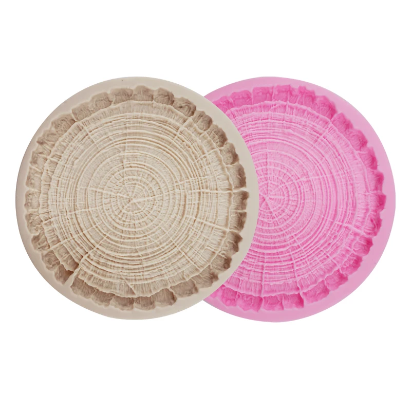 Stump Shape Silicone Fondant Mold – 3D Tree Trunk Chocolate Cake Baking Mold, Non-Stick... - SKU SSSM1532 - UGI Packaging
