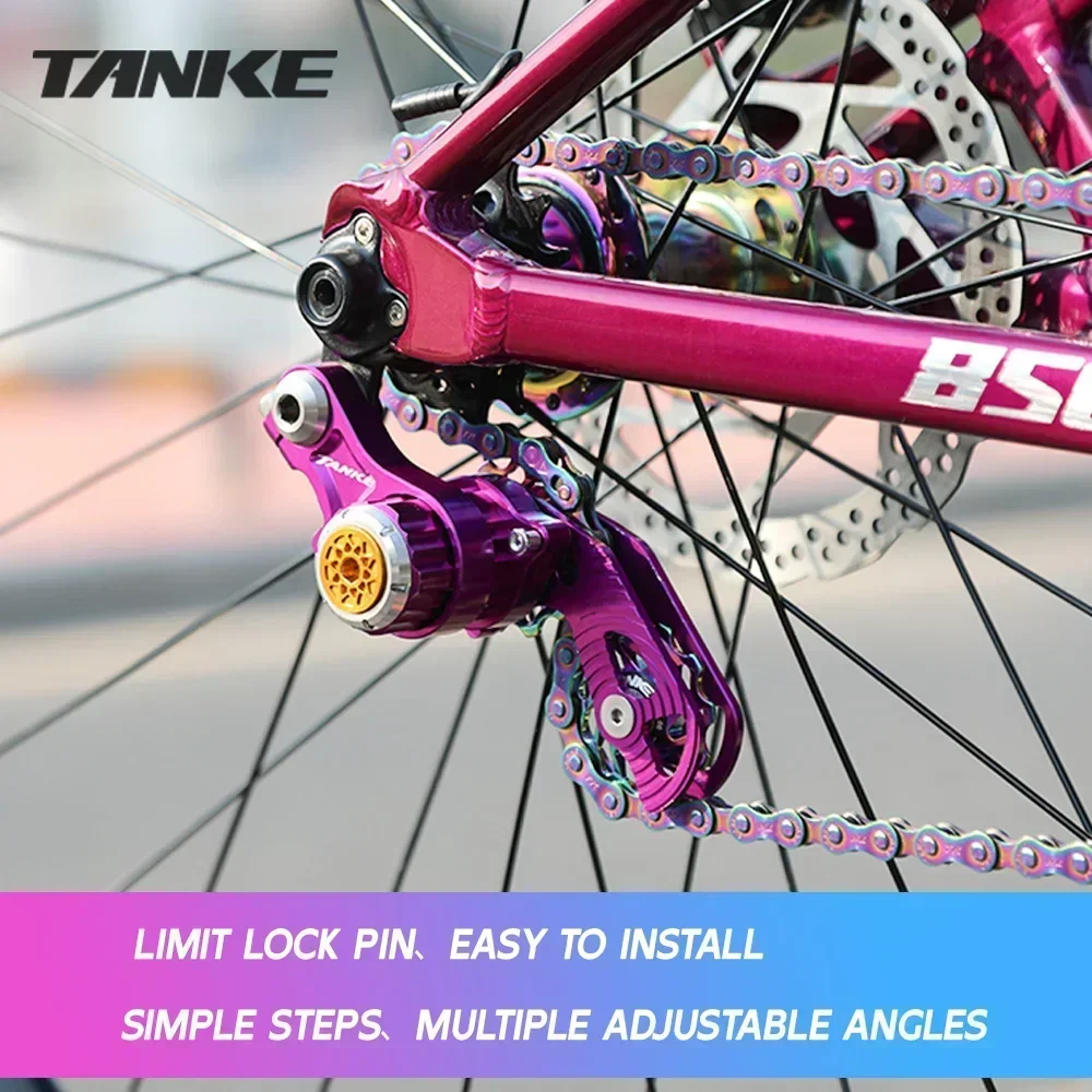 TANKE MTB Chain Tensioner DJ Bicycle Single Speed Chain Guide