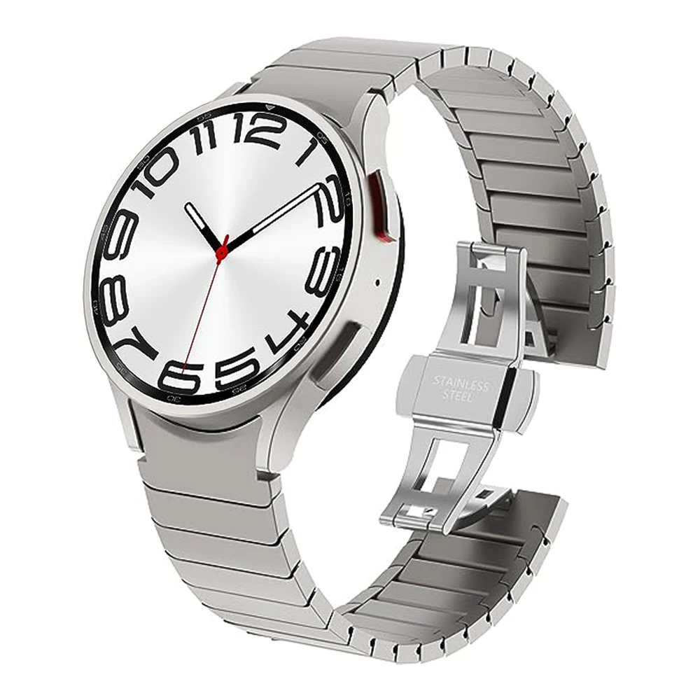 Elegant Stainless Steel Metal Strap