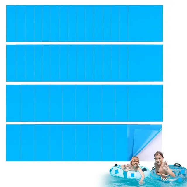 Gumi Javító Támogatás Úszómedence Javítás 50 Darab Négyzet Alakú Ön Adagoló Felfújható Úszómedence-Foltok Kajak Tutajokhoz