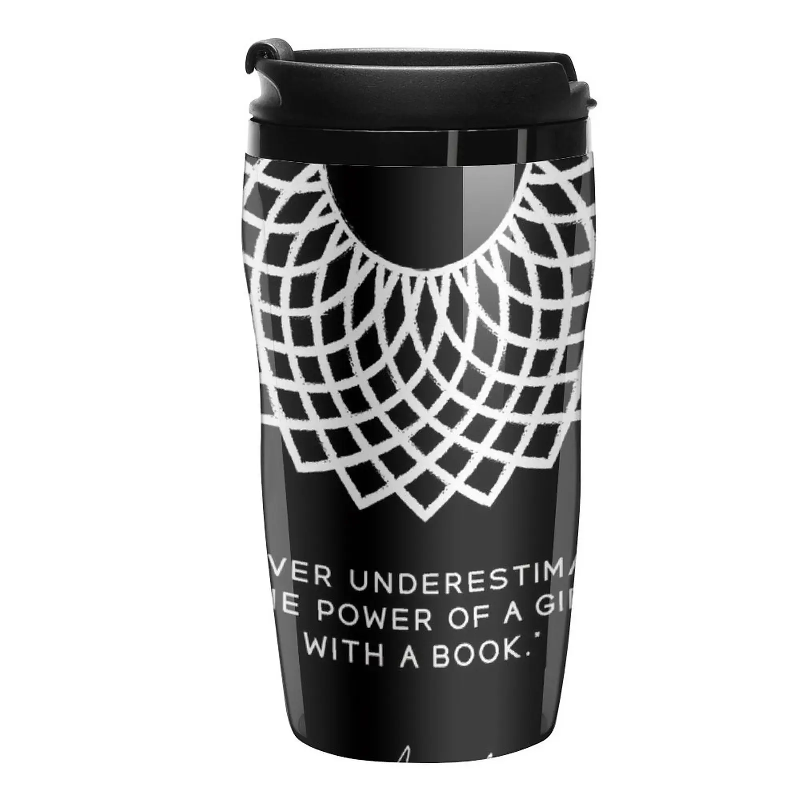 

New RBG Never Underestimate the Power of a Girl With a Book Travel Coffee Mug Nespresso Cup Mug Coffee Cup Cups Coffee