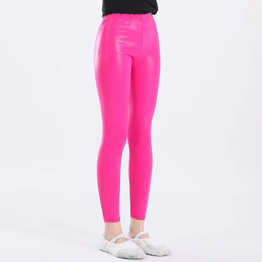 Sheecute Zomer Meisjes Enkellange Atletische Gymnastiek Leggings Kids Sparkle Glitter Tuimelende Broek Sch974