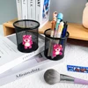 Cartoon Disney Winnie the Pooh Pen Holder, Playful Winnie the Pooh Makeup Holder, Kawaii Hollow Pen Holder Stationery Storage Bo 5