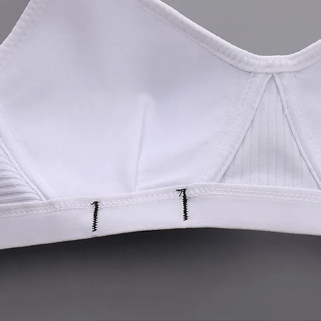 Girl Pure Cotton Comfortable And Seamless Underwear For Adolescence Student Thin Collection Without Steel Ring Bras - Image 5