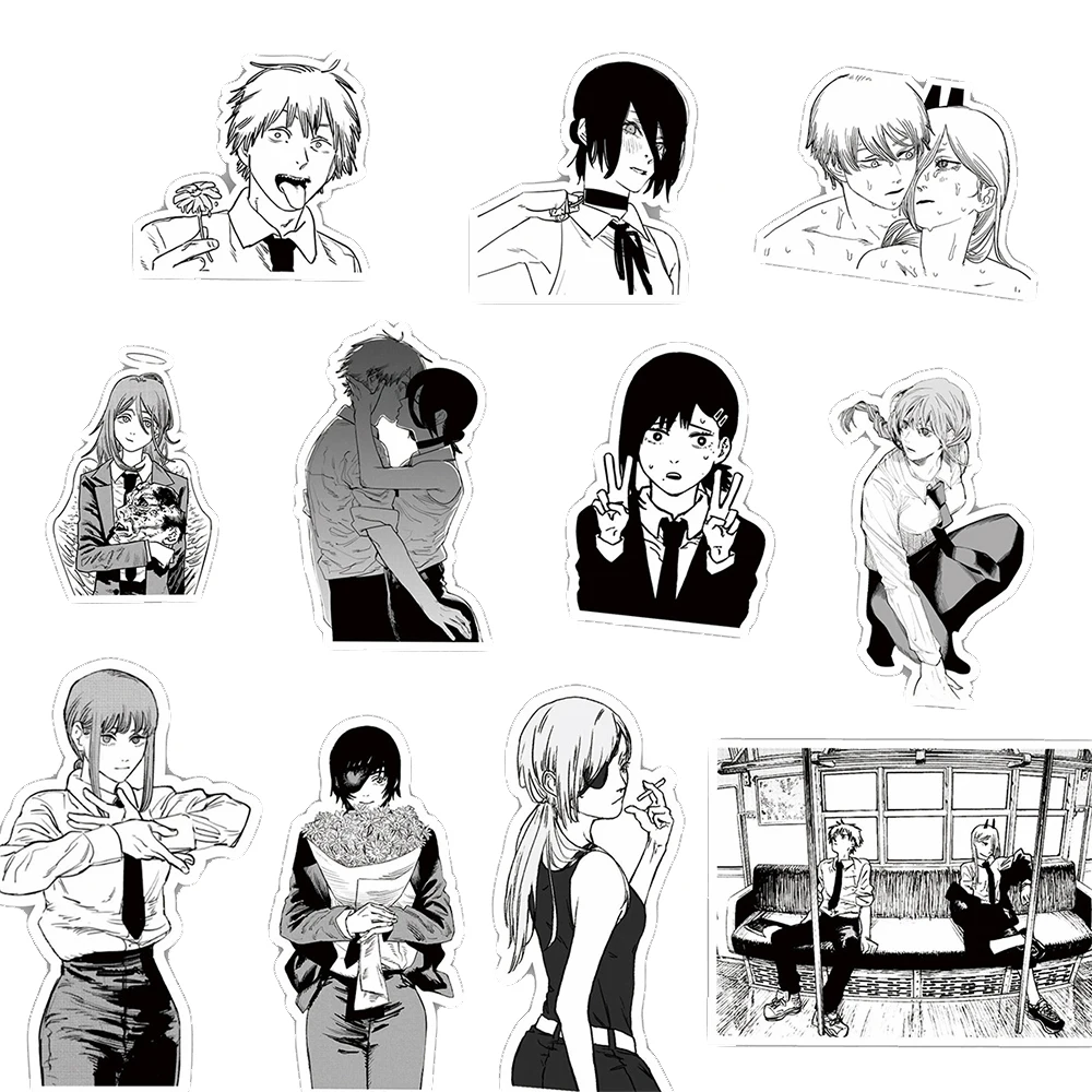 10/30/65pcs Chainsaw Man Anime Stickers
