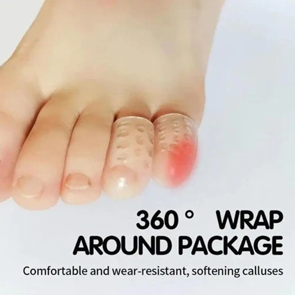 Scalable High Elasticity Relief Foot Pain Pad Toe Separator Silicone Breathable Toe Protector 10PCS